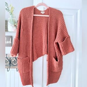 POL Women's Warm Terracotta Cardigan